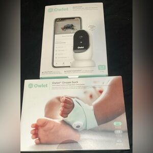 Owlet dream sock and camera combo